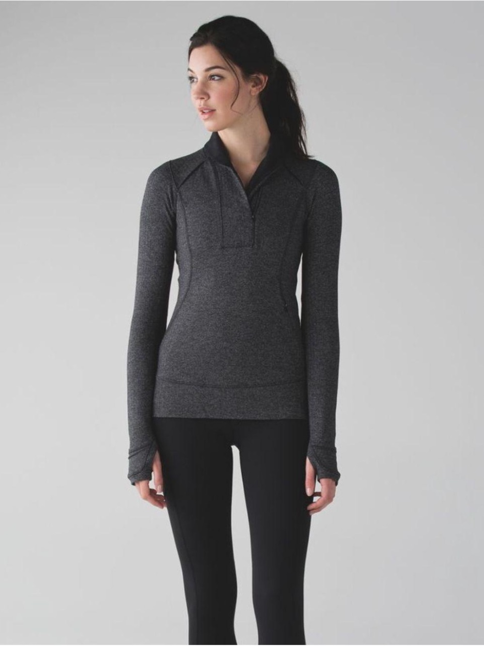 Lululemon Think Fast Pullover, Herringbone
